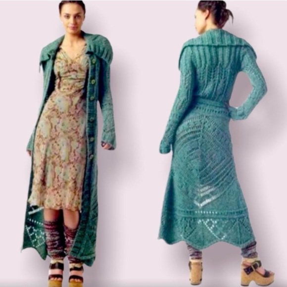 NWT Free People Budapest Long Cardigan - Picture 2 of 16